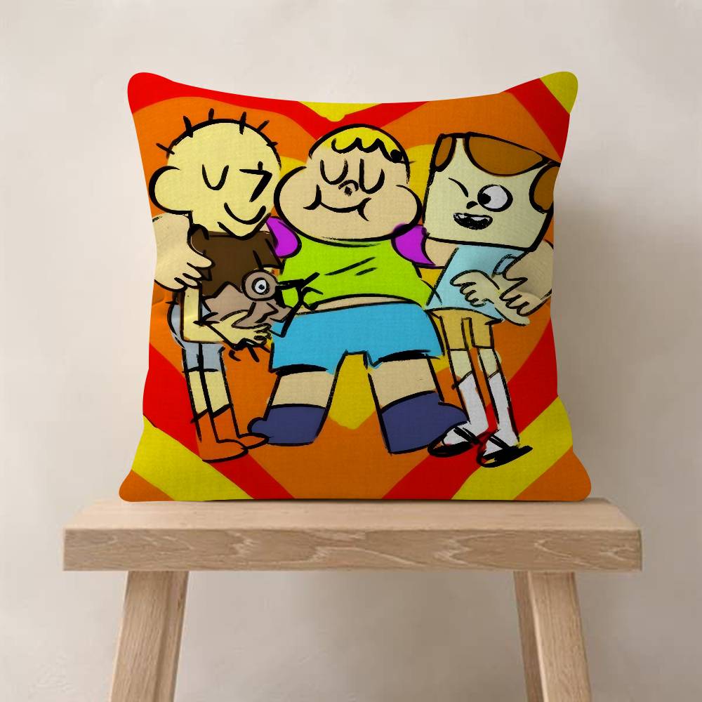

Cartoon CClarence fun pillow cover sofa cushion cover home room decoration children gift 30x30cm