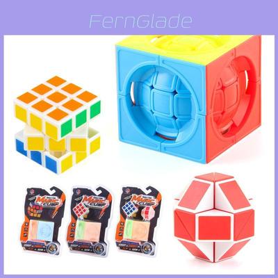 Colorful 5.7cm Educational Puzzle Cube With Unique Earth Shape For Kids Fun