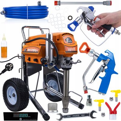 Maler- und Spachtelaggregat-Set Tornado Pro RTR5 UltraSpray 4000W – Leistung 6,5L/min | Druck 22MPA | Pistole Black Spray BS500