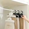 3pcs Seamless Trouser Clips - Crease-Resistant Durable Plastic Pants Hangers with Ergonomic Design for Closet Organization