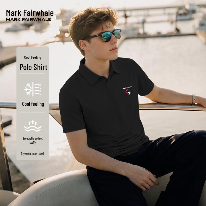 MARK FAIRWHALE Men s Cooling Polo Shirt XL