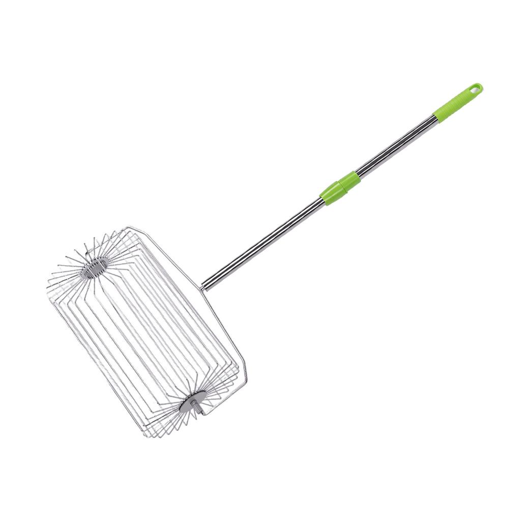 Tennis   Collector Roller Quick Rolling Picker Stainless Steel Multifunction Fruit Collector Garden Tool