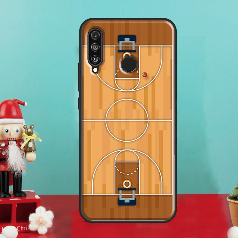 Basketball Court For Huawei Nova Y70 Y90 Y60 Y72 Y73 Y61 Y91 9 10 SE 12i 12s 11i 8i P30 P40 Lite P60 Pro Case