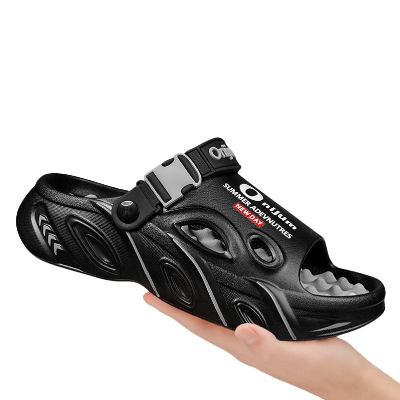 Pantoufles de massage d'été pour hommes, sandales d'intérieur et d'extérieur, sandales de plage confortables et souples, sabots, chaussures décontractées pour hommes et femmes, pantoufles de maison