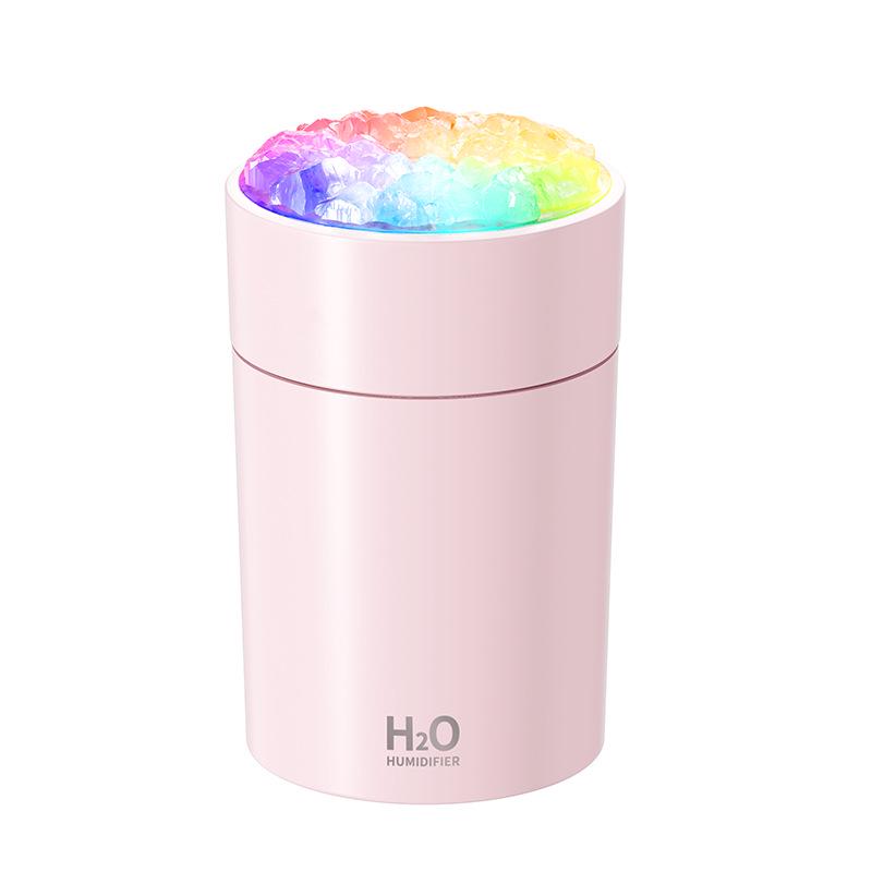 Portable USB Spray Humidifier: Silent Large Mist for Home & Office