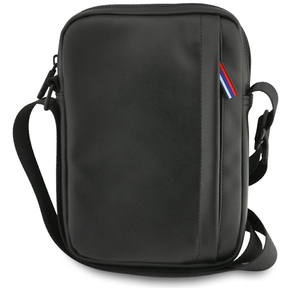 BMW Carbon Pockets & Metal Logo 8" Bag Black