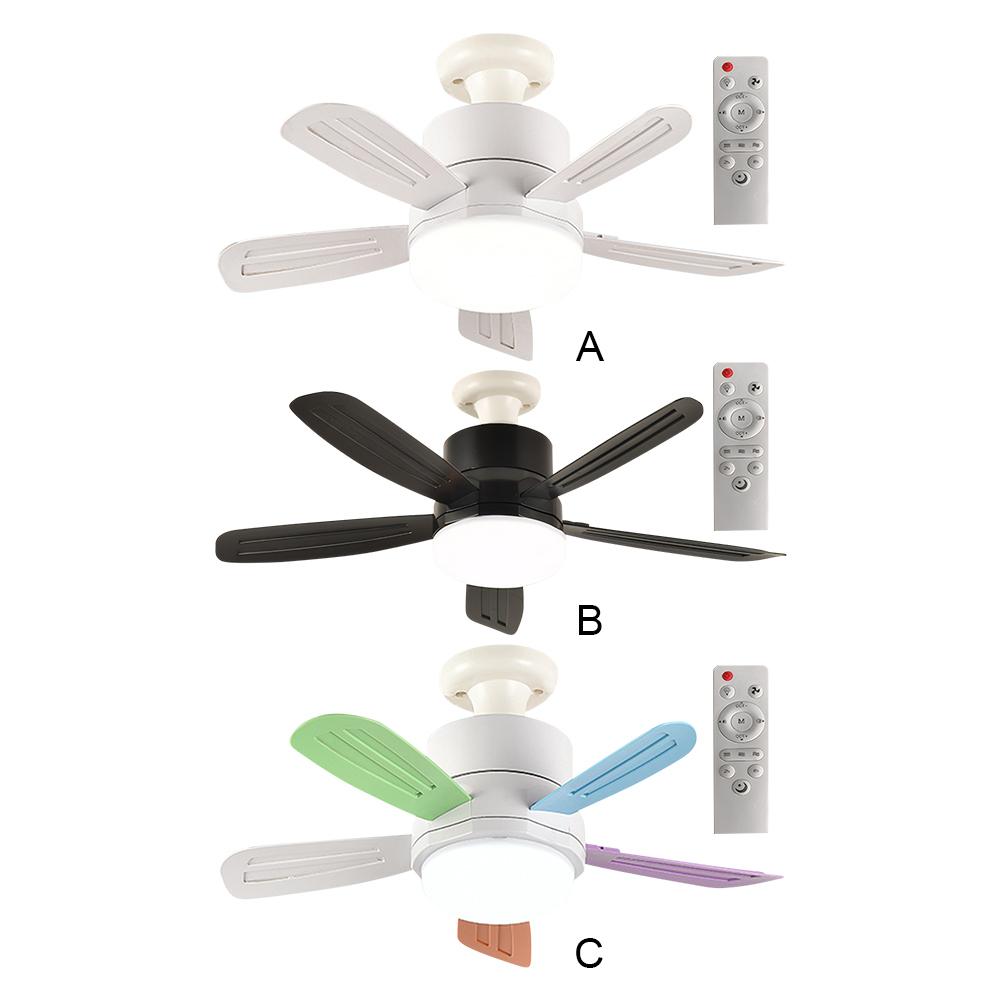 2 In 1 Hanging Fan with LED Lantern Remote Control Silent Ceiling Fan Universal Dimming Fan for Dining Room Bedroom Living Room