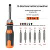 13-in-1 Multi-Functional Ratchet Screwdriver Set with Phillips, Flathead & Hidden Bits