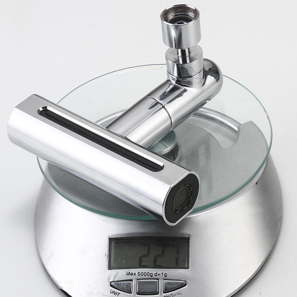Kitchen Waterfall Three-mode Universal Swivel Extension Faucet Splash-proof Nozzle Sink Multi-function