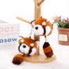 Raccoon Mini Plush Toy Cartoon Animal Keychain Backpack Pendeent Holiday Gifts