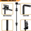 46cm Cane Bolt Gate Drop Rod 18 inch Heavy Duty Iron Gate Ground Latch Multipurpose Sturdy Easily Install Door Stopper