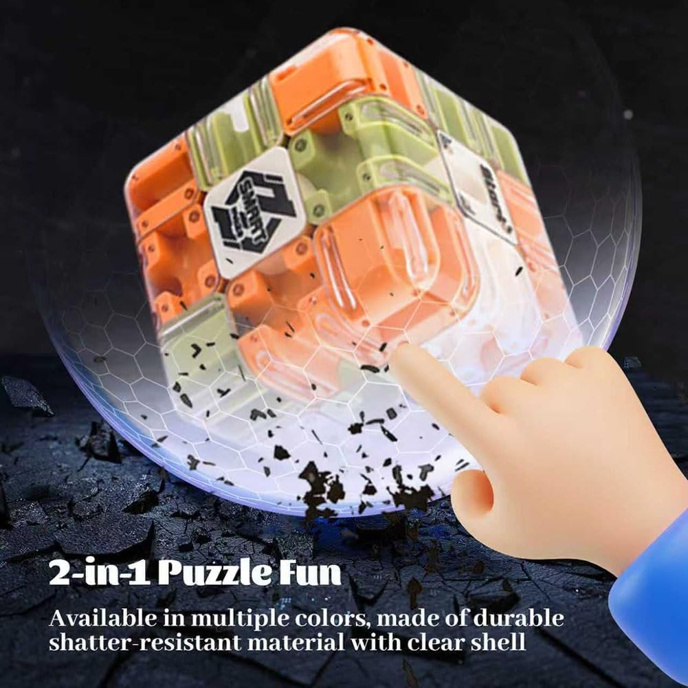 Non-Toxic Maze Magic Cube Stress Relief Toy Infinity Cube Portable Educational Toys Decompress Relax Toys For Adult Kids Autism Adhd Gift