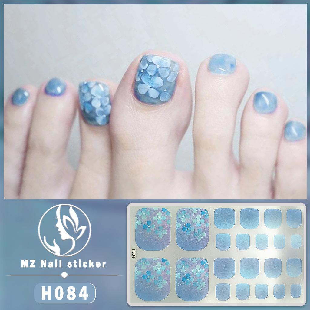 3D Faux Diamond Toe Nail Stickers, Waterproof Long-Lasting Skin Brightening Toe Nail Patches