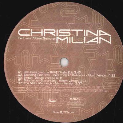 12inch Record CHRISTINA MILIAN - Exclusive Album Sampler NONE ARISTA 2001 US Rap & Hip-Hop/R&B Used