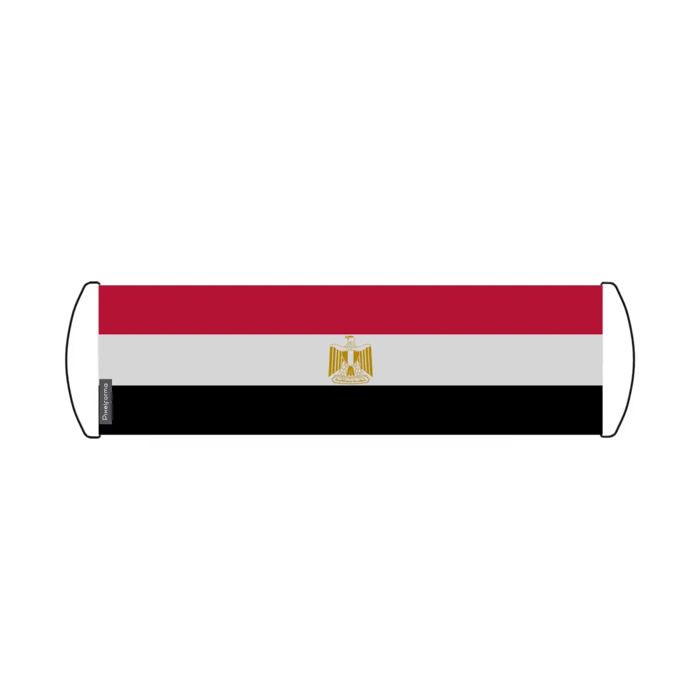 Drapeau - Multicolore - Égypte - 24 x 70 cm - Polyester - Imperméable