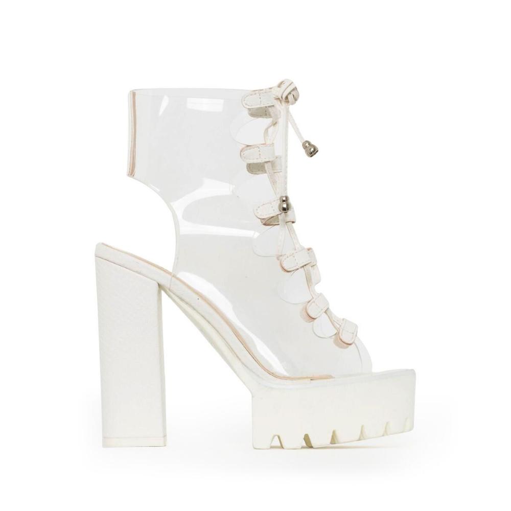 Sexy Women Thick Heel Wedges Platform Shoes Casual Sandals Female Pumps Crystal Shoes