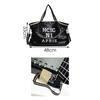 Casual Women Bling Sequins Shoulder Bags Big Capacity Female Handbag For Lady Travel Large Tote Letter Printed Crossbody Bags