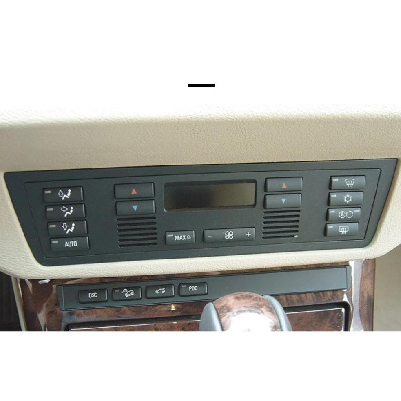 Car A/C Heater Climate Temperature Control Push Button Air Condition Key Cap Climate Control Cover For BMW 5 Series E39 X5 E53