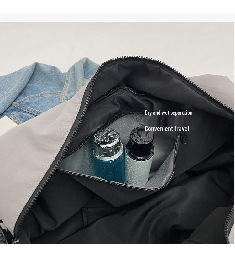 Expandable Travel Bag: Large-Capacity Maternity, Wet/Dry Separation, Ideal for Swimming, Yoga & Fitness