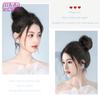 Synthetic Curly Straight Hair Messy Buns Female Hair Rings Fluffy Hair Pans Invisible Natural Seamless Donut Chignon Accessories