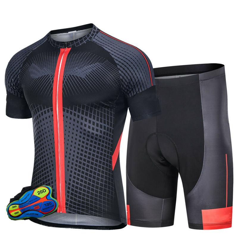 Cycling Jersey Short-sleeved Suit Men's Professional Summer Road Quick-drying Breathable Cycling Shirt 2026 Summer Breathable Cycling Suit Set