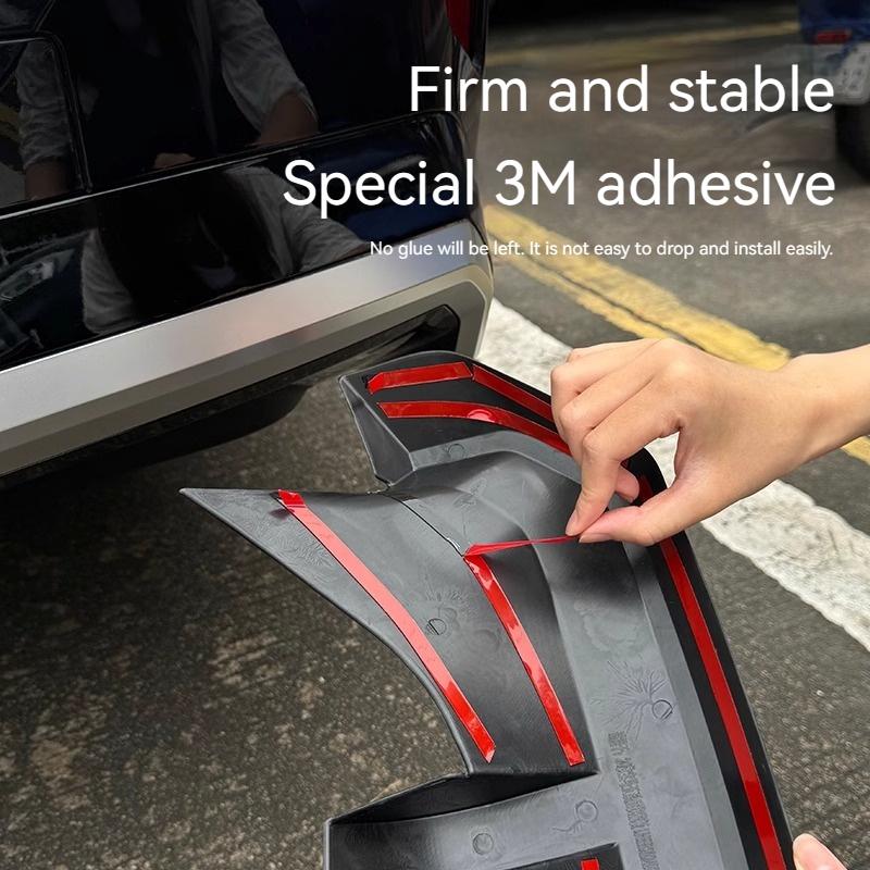Black Rear Bumper Diffuser Tail Lip Side Splitter For BMW I5 G60 2024for Exterior Modification of Rear Spoiler Accessories