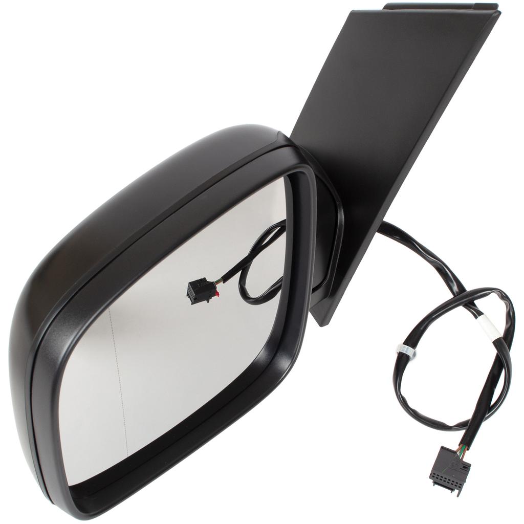 VW Caddy 04- Exterior Mirror, Electrically Adjustable, Heated, Black, Left