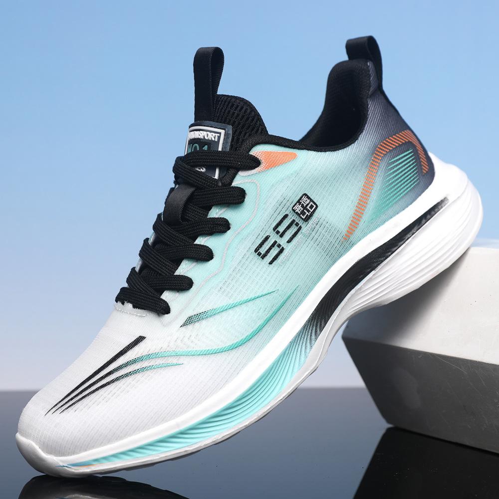 

Men s shoes running shoes summer new mesh breathable sports shoes student casual shock absorption lightweight soft sole racing shoes 40