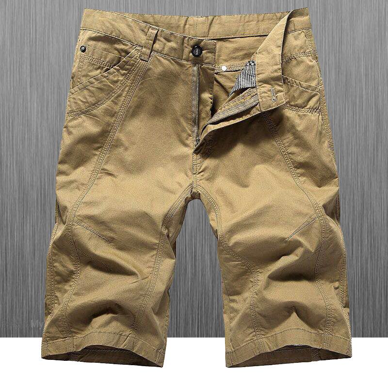 Summer Men 'S Cotton Casual Plus Size Shorts Youth Tooling 
