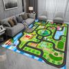 Baby Crawling Play Mat Car Play Mat for Boys and Girls Highway City Traffic-Themed Rugs for Kids Toy Cars Kids Rugs for Playroom