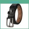 Classic Leather Belt For Men And Women With Pin Buckle Suitable For Business And Casual Wear