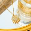 Ping An Lock Pendant Necklace Clampsia Chain Niche Temperament