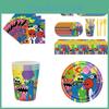 Levendige Rainbow Friends Verjaardagspartij Benodigdheden En Decoratie Voor De Speciale Dag Van Kinderen
