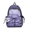 Schoolbag trendy lightweight travel bag small backpack high value junior and high school students class schoolbag new simple contrasting color b