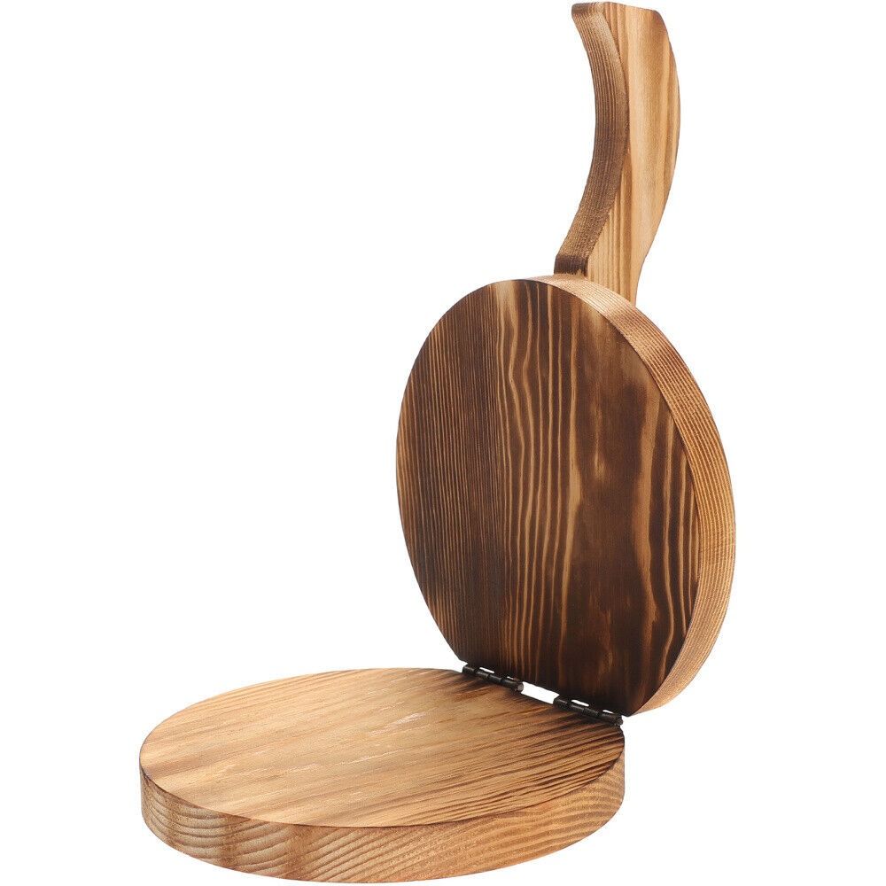 DIY Wooden Dumpling Wrapper Presser Pastry Tool Kitchen Baking Accessories Dough Presser Round Shape Chapati Presser Household