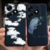 Black Cool Pattern Capas For Tecno Spark 10 Pro Case Slim Soft Silicone Luxury Back Cover For Tecno Spark 10C Spark10 Coque Etui