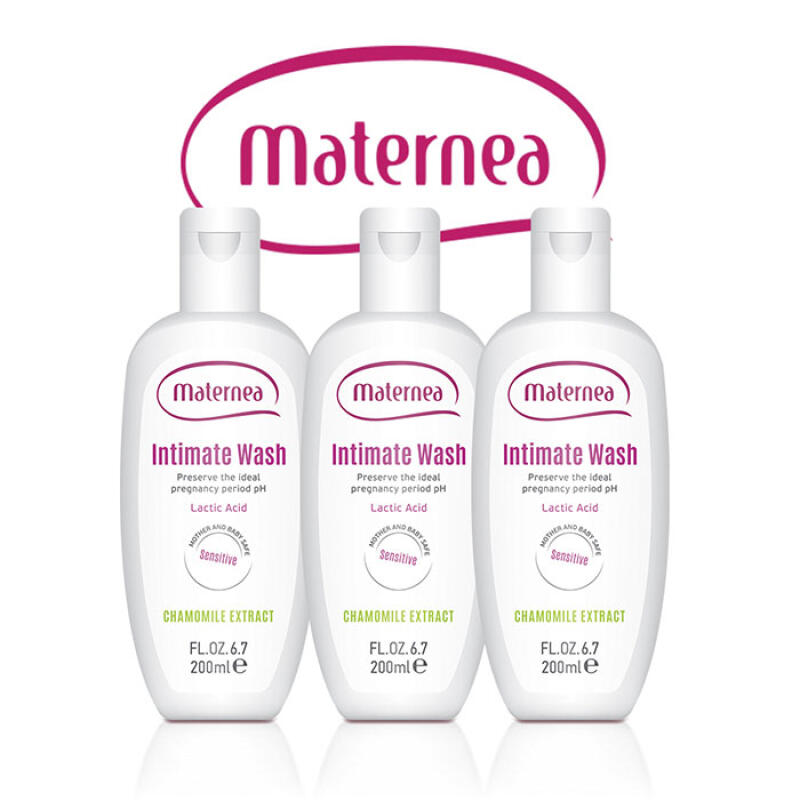 MATERNEA Mild Feminine Cleanser 200ml X 3 (includes 3 Pumps)