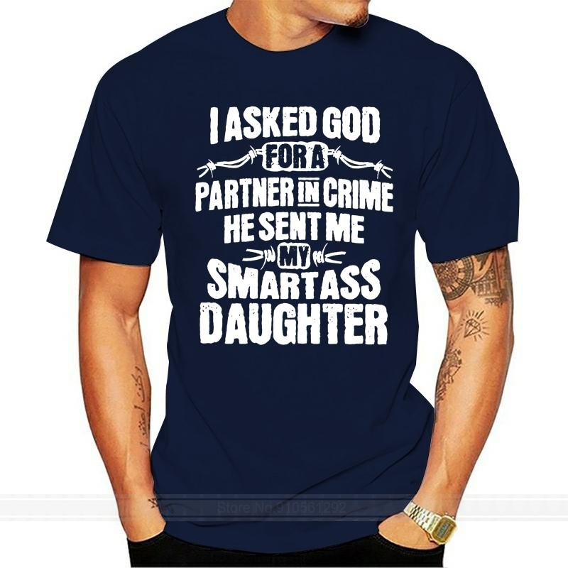 

Mens Funny Tshirt fathers day Gift shirt Gift for Dad from daughter Shirt Tee male brand teeshirt men summer cotton t shirt S