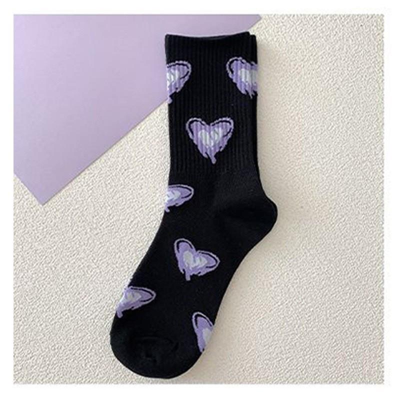 Socks For Women In Spring , With Three-dimensional Relief Design, Soft And Comfortable Women's Long Socks