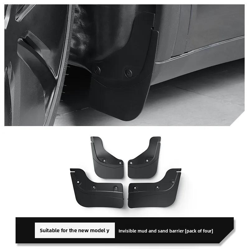 

Car Sticker For Tesla Model Y Juniper 2025 Model Refreshed Mudguard Front and Rear Sand and Scratch Resistant Mudguard Modified No Logo