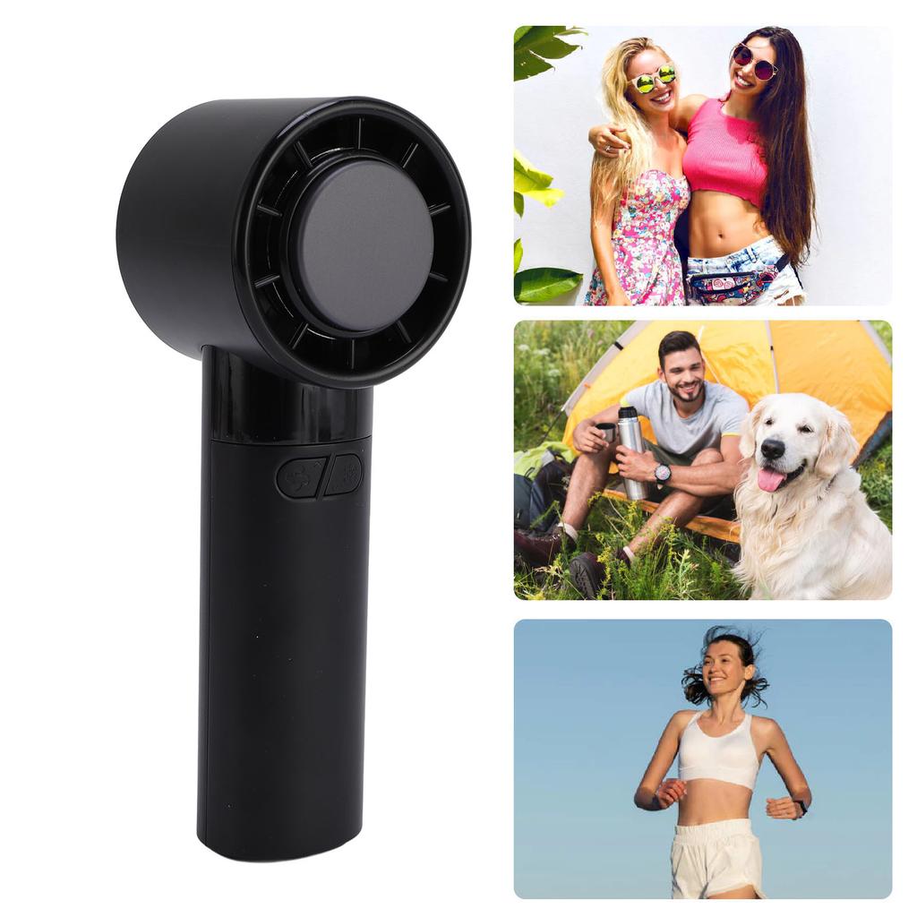 Handheld Cooling Fan   Wind Speed   Cooling Fan with Hook for Travel Outdoor 3000mAh Battery