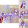 Moon And Star Rabbit Keychain Made Of Durable Pvc Material