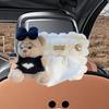 Car Bear Plush Tissue Box Animals Car Seatback Napkin Supplies Car Animals Bear Facial Tissue Container for Car Home Rvs Trucks