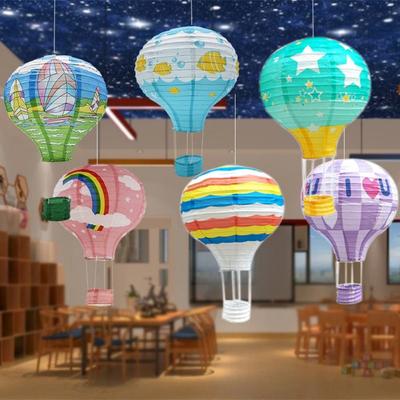 Felinar de Hârtie Suspendat Felinar Balon cu Aer Realizat Manual Felinar Creativ de Festival pentru Nuntă