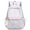 New plaid sweet girl backpack student schoolbag large capacity lightweight fashion travel backpack