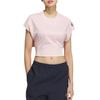 T-shirt Colorblock Style Futuriste Tops Femmes Rose Clair JN3502