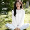 Damen Eis Seide Schnelltrocknend UV-Schutz Sonnen Kapuzenpullover