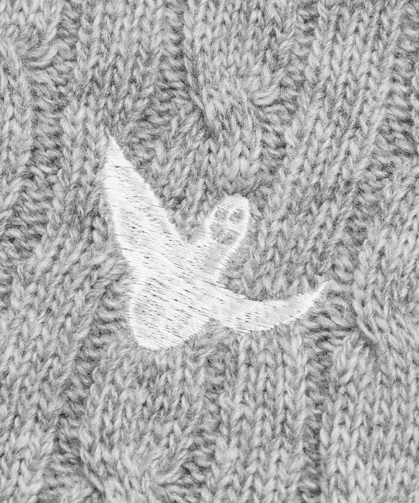MARK GONZALES Women'S Angel Cable Round Neck Knit - M/Grey