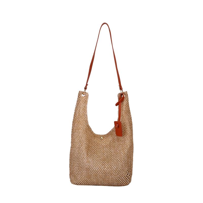 

Straw Beach Bag Large Shoulder Bag Casual Woven Tote Bag Shoulder Purse for Women Travel Vacation хакі