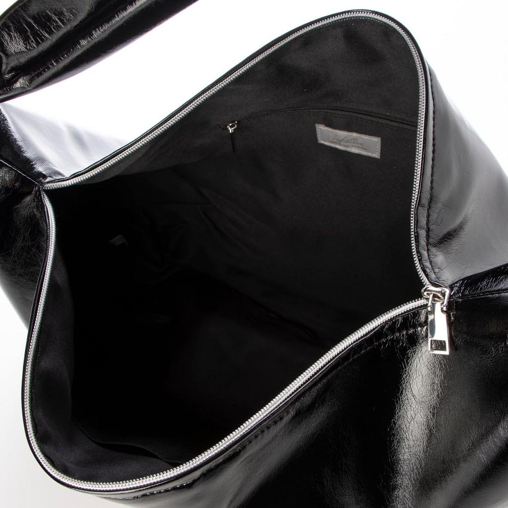 Kash Kash Soft Enamel Knot Big Shoulder Bag, 10-00-00160, Women's, Black